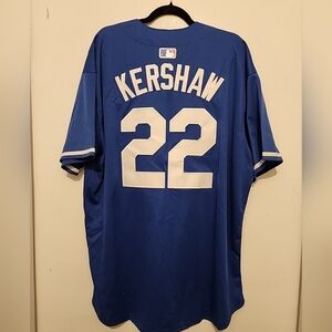 Clayton Kershaw #22 Los Angeles Dodgers MLB Blue SGA Jersey